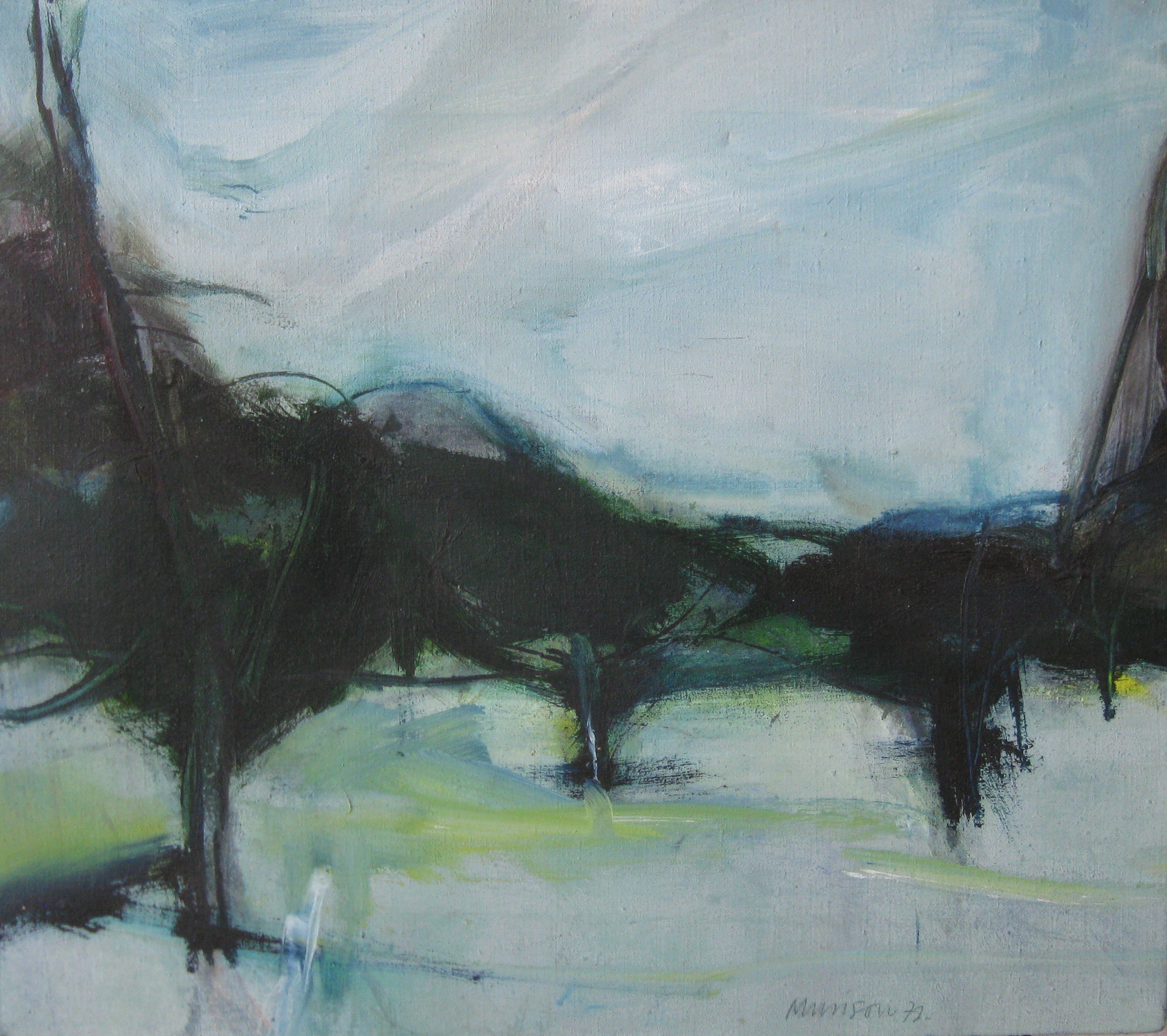 Neil Murison Inscribed, Italian Landscape verso
